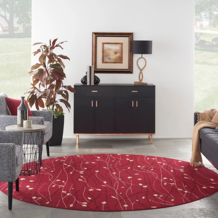 Nourison Grafix Area Rug GRF15-Red
