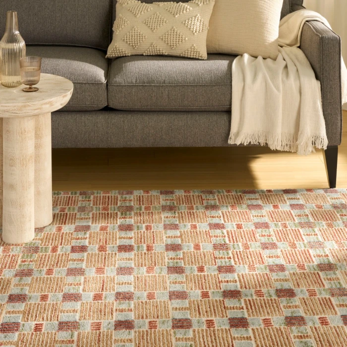 Nourison Nordic Rust Multicolor NRC14 3ft. x 5ft. Rect. Rug