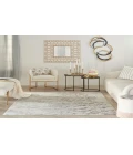 Inspire Me! Home Décor Metallic Grey Mocha MTL02 6 ft. X 9 ft. Rectangle Rug
