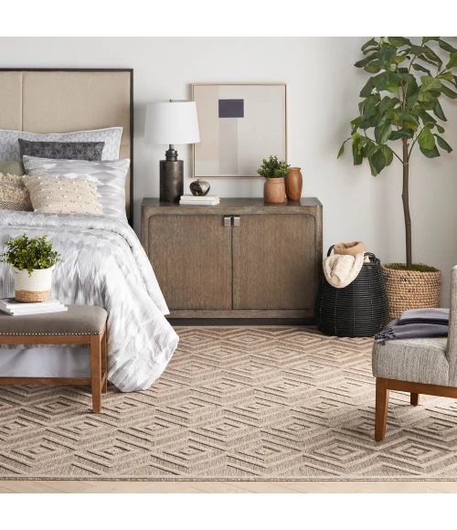 Nourison Versatile Area Rug NRV01 Natural Beige