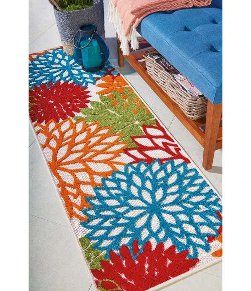 Nourison Aloha Runner Area Rug ALH05-Green