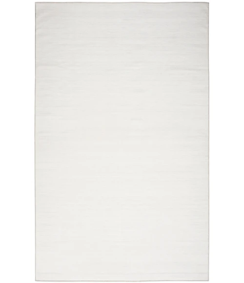 Nourison Washable Essentials Ivory Grey WAE01 7 ft. 10 in. X 9 ft. 10 in. Rectangle Rug