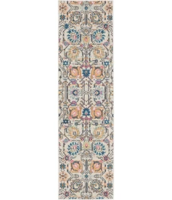 Nourison Home Passion PSN01 Ivory Multicolor 2 ft. 2 in. X 7 ft. 6 in. Area Rug
