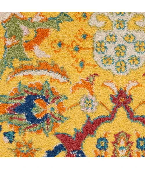 Nourison Allur Area Rug ALR03-Yellow Multicolor