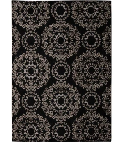 Nourison Home Tranquility Black TNQ03 3ft.9in. x 5ft.9in. Rect. Rug