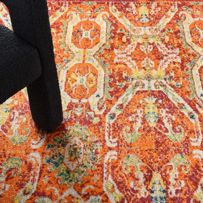 Nourison Allur Area Rug ALR05-Red Multicolor