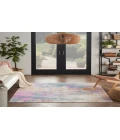 Nourison Passion Ivory Multicolor PSN36 5 ft. 3 in. Square Rug