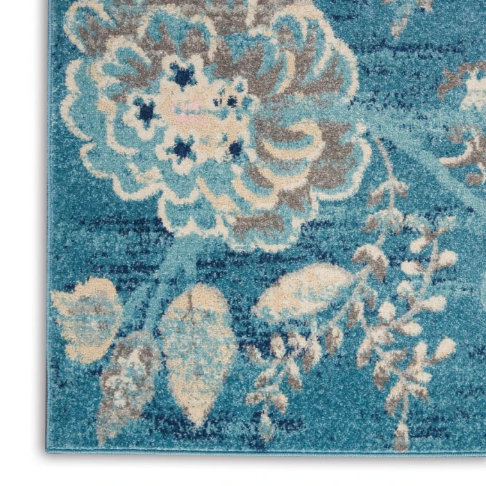 Nourison Tranquil Area Rug TRA02-Turquoise