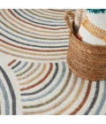 Nourison Astra Machine Washable Area Rug ASW08 Ivory/Multi