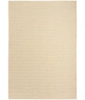 Nourison Tulum Cream TLM03 5 ft. 3 in. X 7 ft. Rect. Rug
