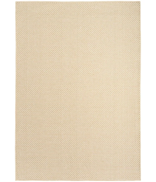 Nourison Tulum Cream TLM03 5 ft. 3 in. X 7 ft. Rect. Rug