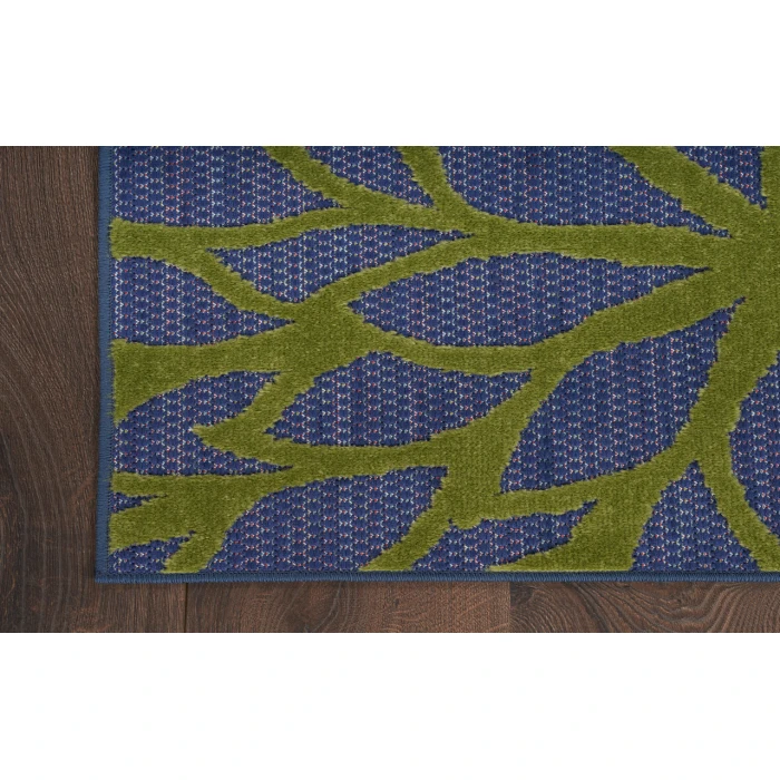 Nourison Aloha Navy Multicolor ALH05 9 ft. X 12 ft. Rectangle Rug