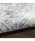 Nourison Astra Machine Washable Area Rug ASW11 Blue/Ivory
