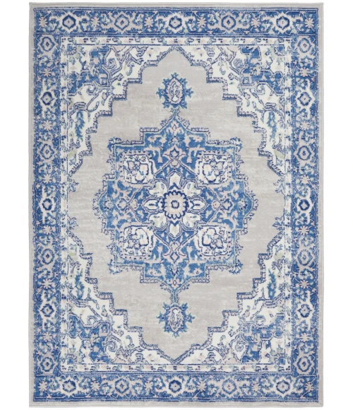 Nourison Whimsicle Area Rug WHS03-Grey Blue