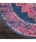 Nourison Passion Round Area Rug PSN03-Blue