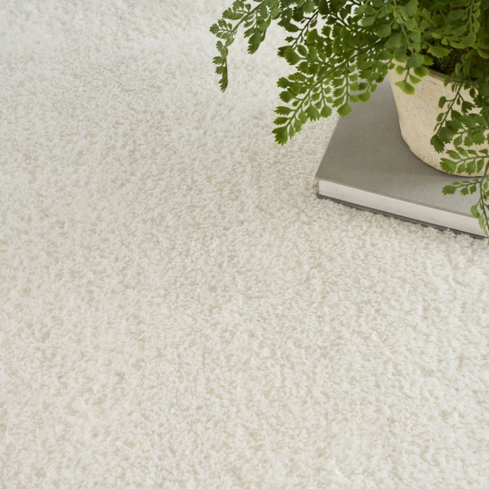 Nourison Pacific Shag Area Rug PCS01 Ivory