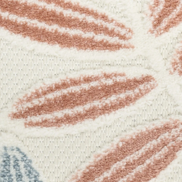 Nourison Aloha Ivory Blue ALH18 9 ft. X 12 ft. Rect. Rug