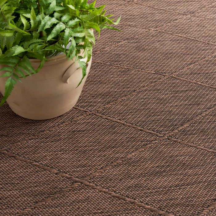 Nourison Washable Solutions Mocha WSL01 4 ft. X 6 ft. Rect. Rug
