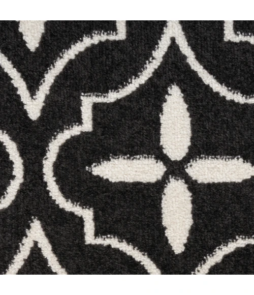 Nourison Home Nourison Essentials Black Ivory NRE04 2 ft. 2 in. X 7 ft. 6 in. Rectangle Rug