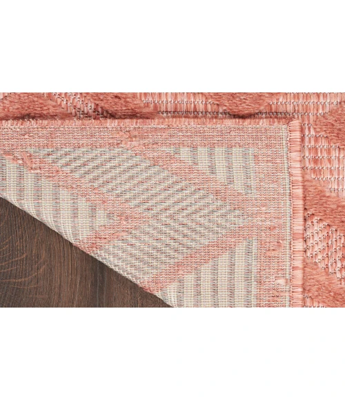 Nourison Versatile Coral Orange NRV01 2 ft. X 6 ft. Rectangle Rug