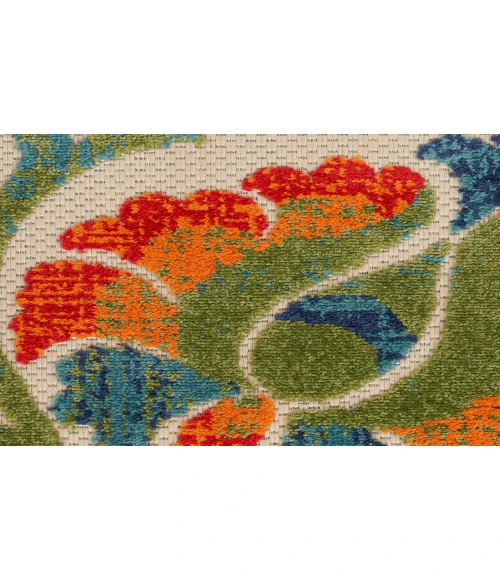 Nourison Aloha Red Multicolor ALH17 12 ft. X 15 ft. Rectangle Rug