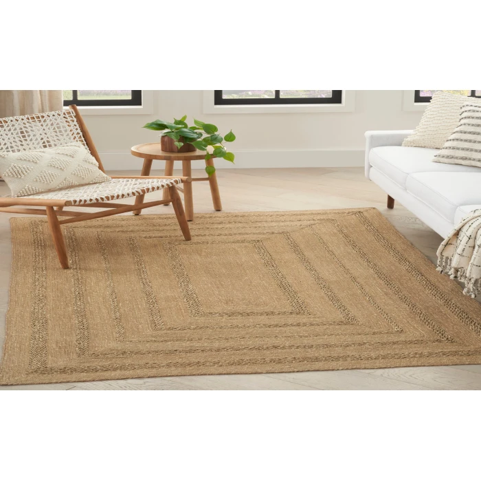 Nourison Natural Seagrass Natural NSG01 5 ft. X 7 ft. Rectangle Rug