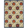 Nourison Home Aloha ALH19 Blue Multicolor 3 ft. 6 in. X 5 ft. 6 in. Area Rug