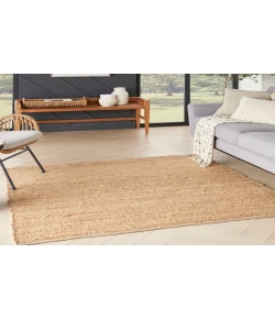 Nourison Home Natural Jute NJT01 Natural 5 ft. Square Area Rug