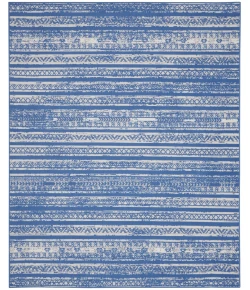 Nourison Home Whimsicle WHS16 Light Blue Ivory 8 ft. 4 in. X 11 ft. 6 in. Area Rug