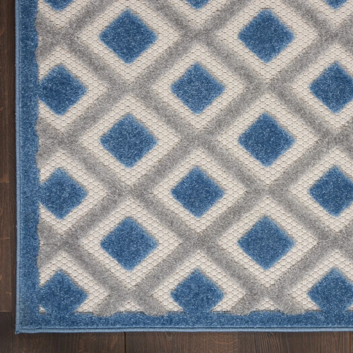 Nourison Aloha Area Rug ALH26-Blue/Grey