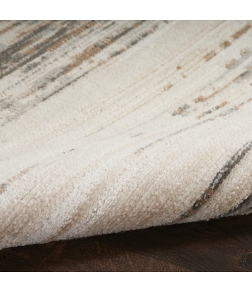 Nourison Serenity Home Ivory Beige SRH03 2 ft. 2 in. X 6 ft. Rect. Rug