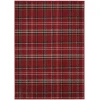 Nourison Home Grafix GRF03 Red 5 ft. 3 in. X 7 ft. 3 in. Area Rug