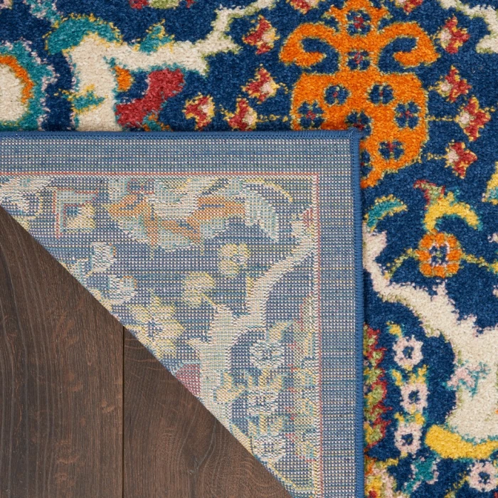 Nourison Allur Area Rug ALR03-Navy Multicolor