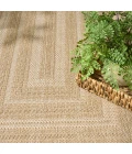 Nourison Tulum Taupe Ivory TLM04 6 ft. X 9 ft. Rect. Rug