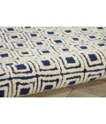 Nourison Home Deco Mod Navy 46358 3ft.9in. x 5ft.9in. Rect. Rug