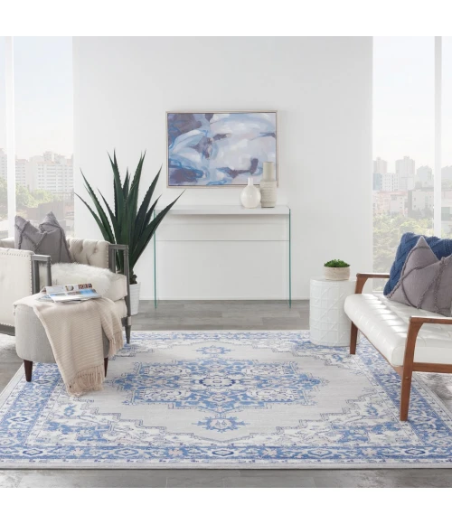 Nourison Whimsicle Area Rug WHS03-Grey Blue