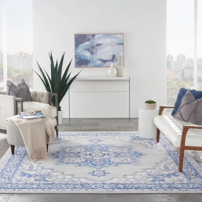 Nourison Whimsicle Area Rug WHS03-Grey Blue