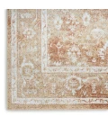 Nourison Astra Machine Washable Rust Multicolor ASW11 3 ft. 3 in. X 5 ft. Rect. Rug
