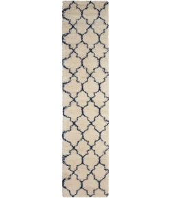 Nourison Home Amore AMOR2 Ivory/Blue 2 ft. 2 in. X 10 ft. Area Rug