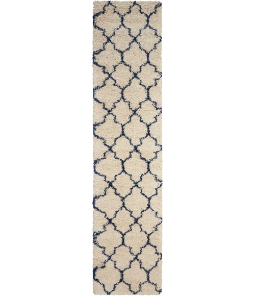 Nourison Amore Runner Area Rug AMOR2-Ivory/Blue