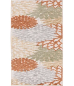Nourison Home Aloha ALH05 Ivory Multicolor 2 ft. X 6 ft. Area Rug