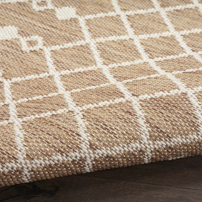 Nourison Positano Jute POS02 2ft.2in. x 12ft. Rect. Rug
