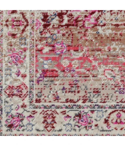 Nourison Vintage Kashan Runner Area Rug VKA01-Red