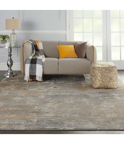 Nourison Solace Area Rug SLA01-Grey/Beige