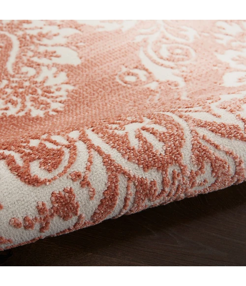Nourison Elation Area Rug ETN03-Brick Ivory