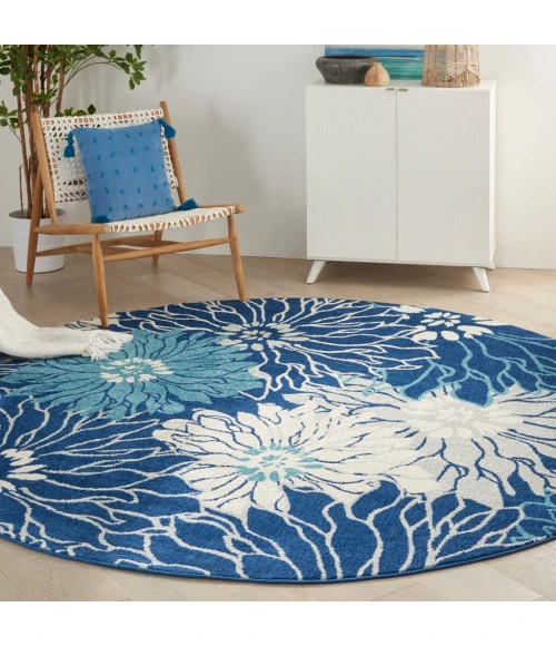 Nourison Passion Area Rug PSN17-Navy/Ivory