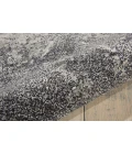 Nourison Silk Shadows Graphite SHA14 10 ft. X 14 ft. Rect. Rug