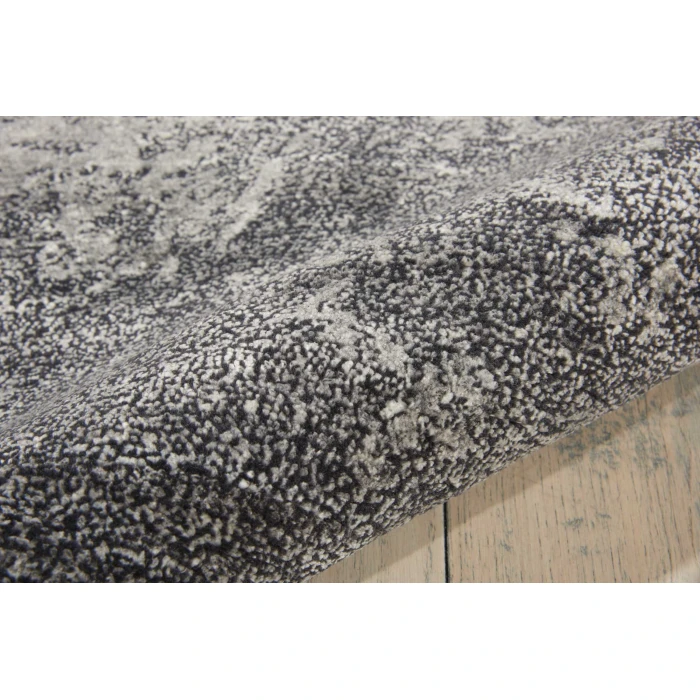 Nourison Silk Shadows Graphite SHA14 10 ft. X 14 ft. Rect. Rug