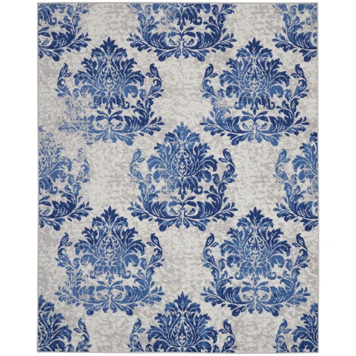Nourison Whimsicle Area Rug WHS11-Ivory Navy
