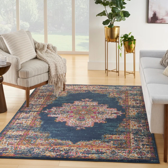 Nourison Passion Area Rug PSN03 Navy